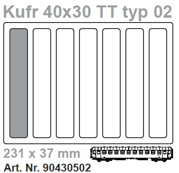 IGRA 90430502 TT Koffer mit Schaumstoffeinlage 40x30cm