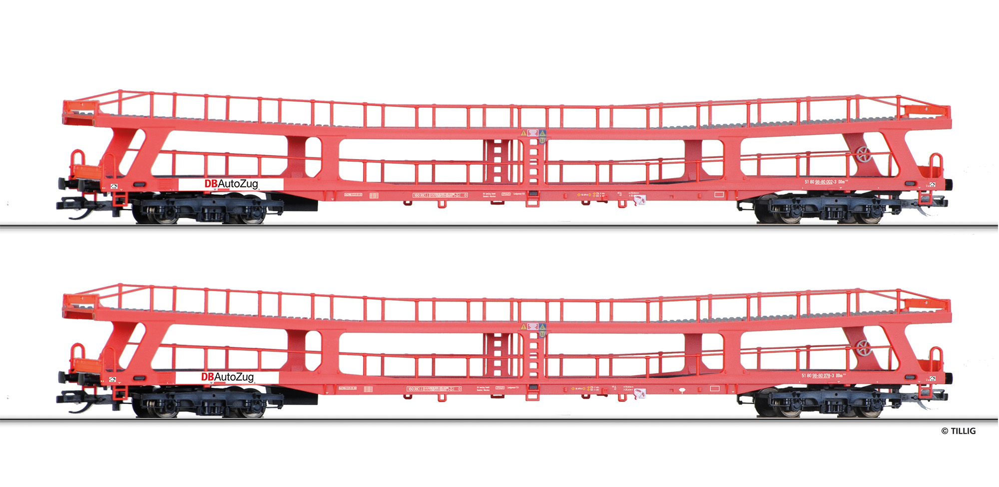 01136 DBAG Autotransportwagen-Set DDm 915 Ep.5