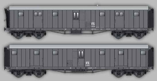 55373 FS Gepäckwagen-Set 2-tlg. Ep.4