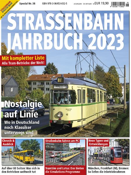 53652 Straßenbahn Jahrbuch 2023