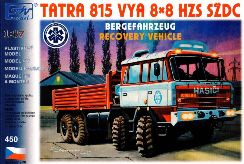 450 Tatra 815 8x8 Bergefahrzeug