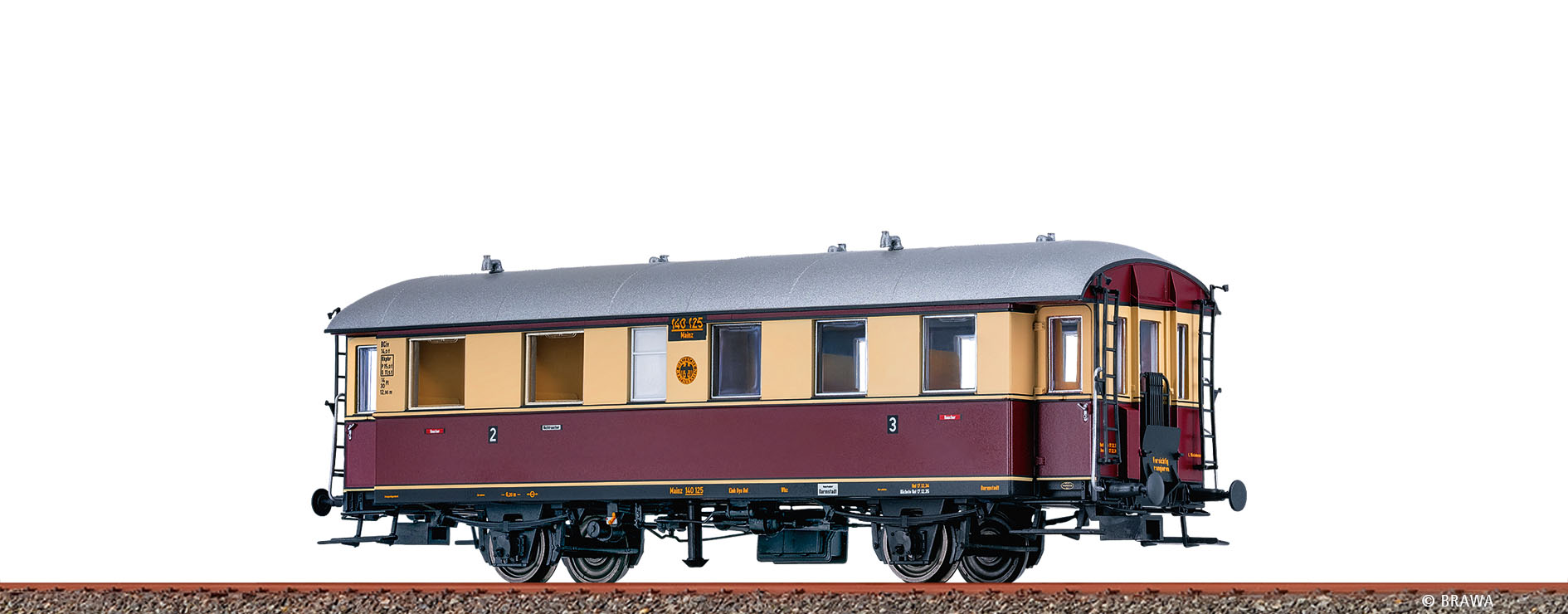 45538 DRG Personenwagen 2./3. Kl. BCiv Ep.2