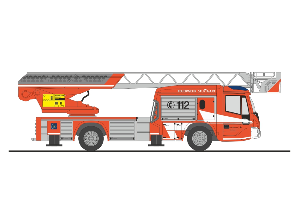 71129 Magirus DLK 32 n.B. BF Stuttgart