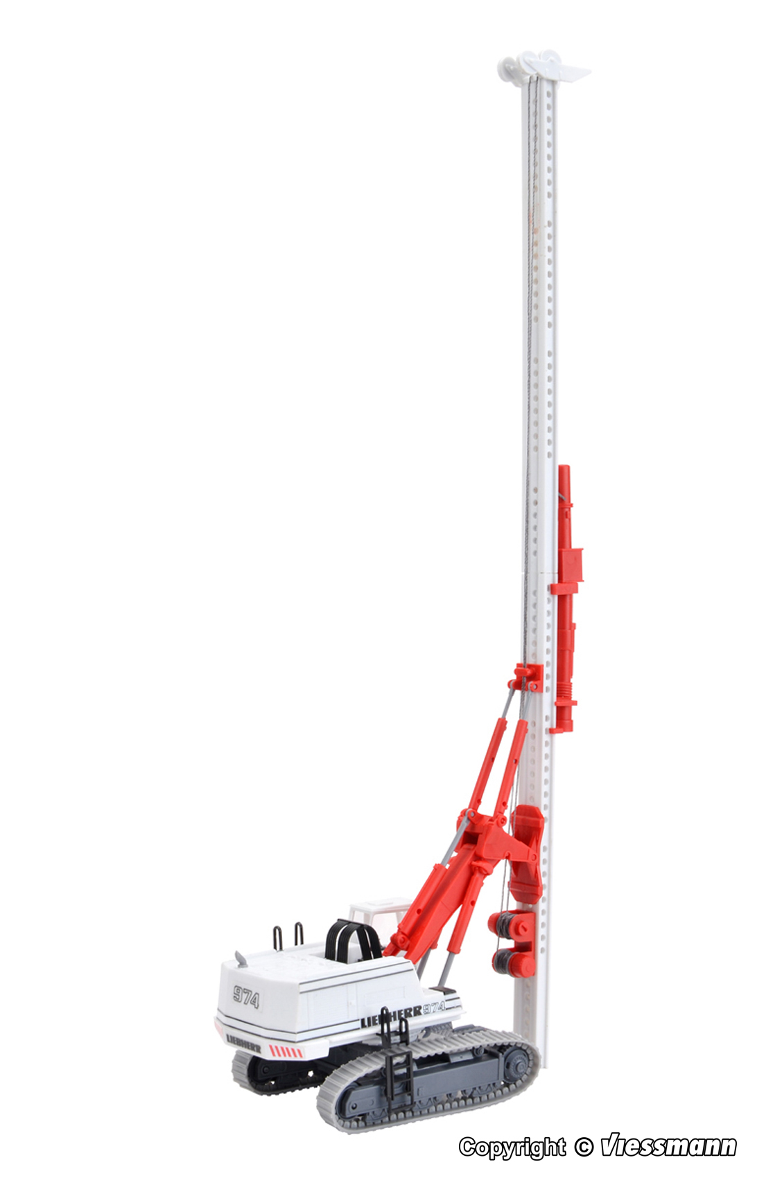 11253 Liebherr 974 mit Ramm- und Ziehgerät