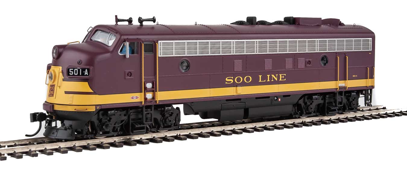 WalthersProto 42520 SOO Line Dieselloks FP7/F7B #501A/C