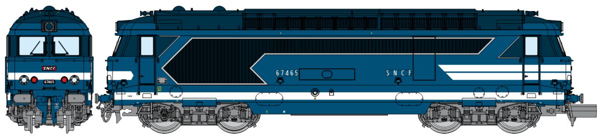 NW-334S SNCF Diesellok BB 67465 Ep.4