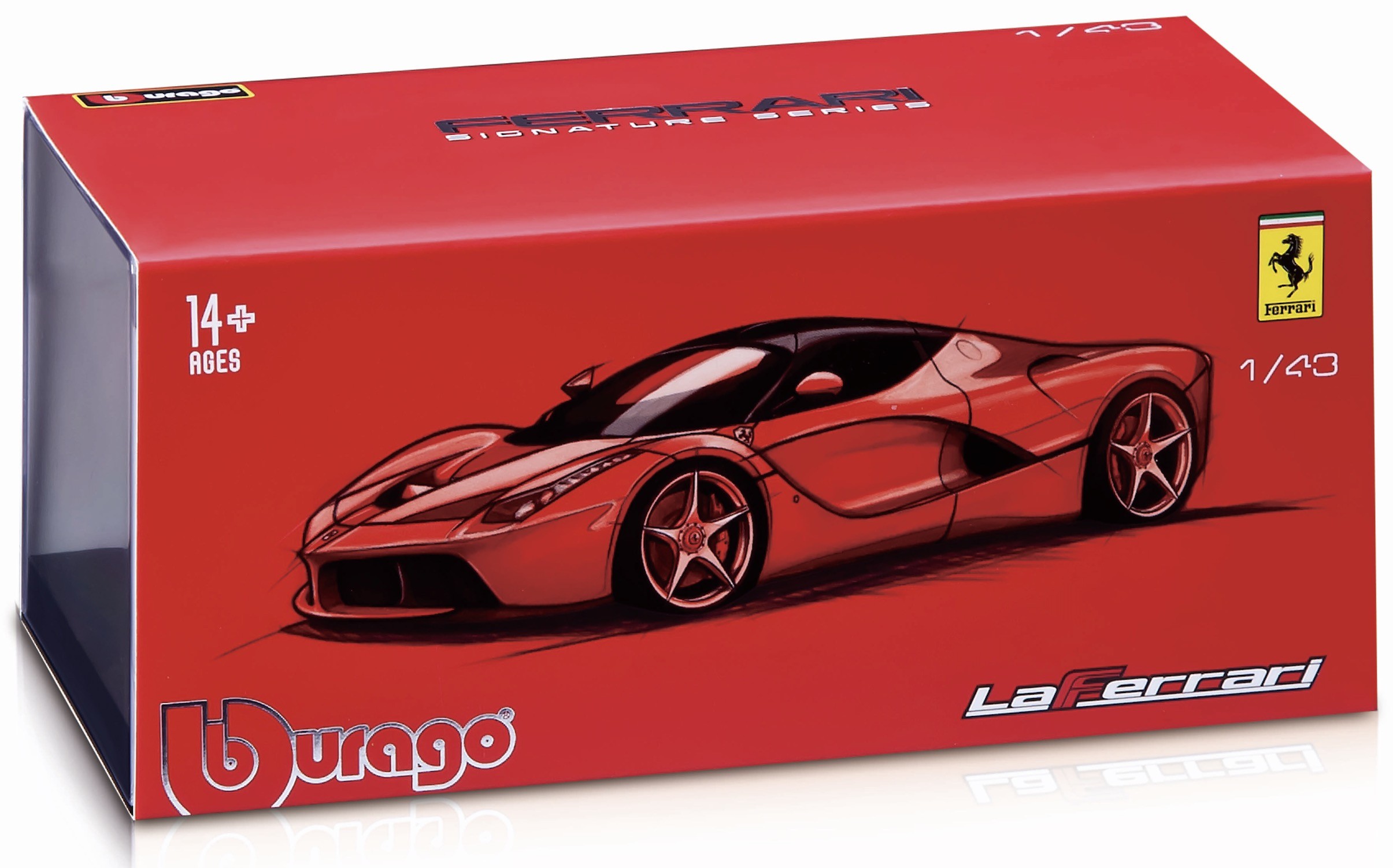 Bburago 36911R Ferrari SF90 Stradale rot
