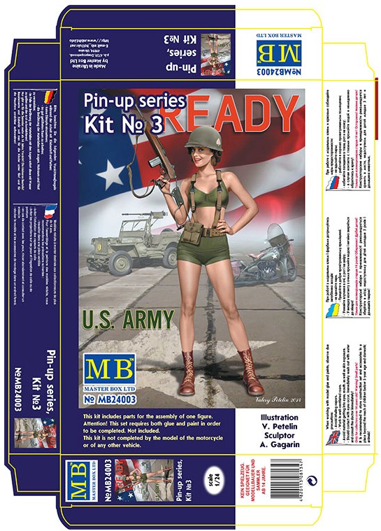 Master Box Ltd. MB24003 Pin-up series, Kit No. 3 Alice