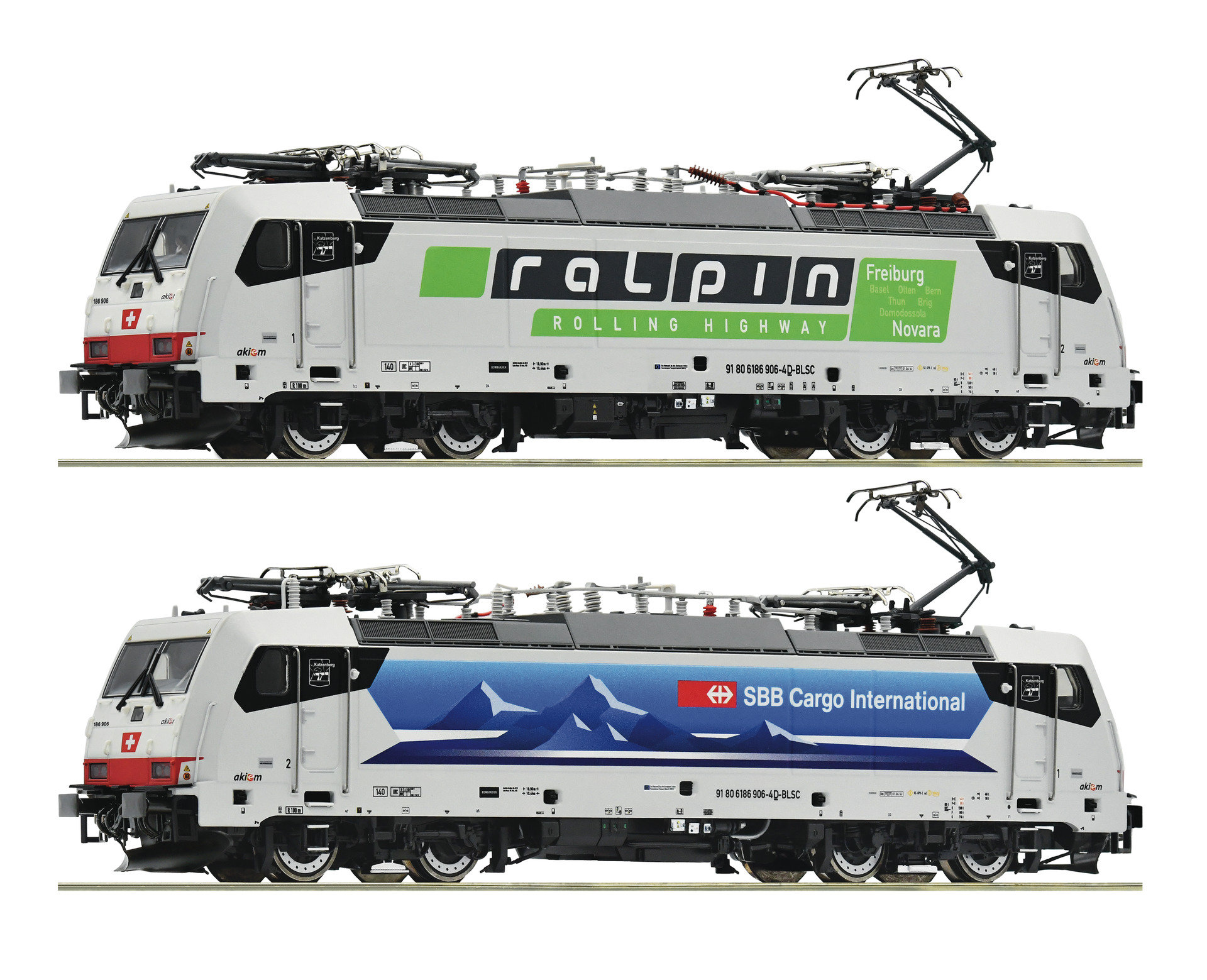 70733 SBB/Ralpin E-Lok BR 186 906 Ep.6