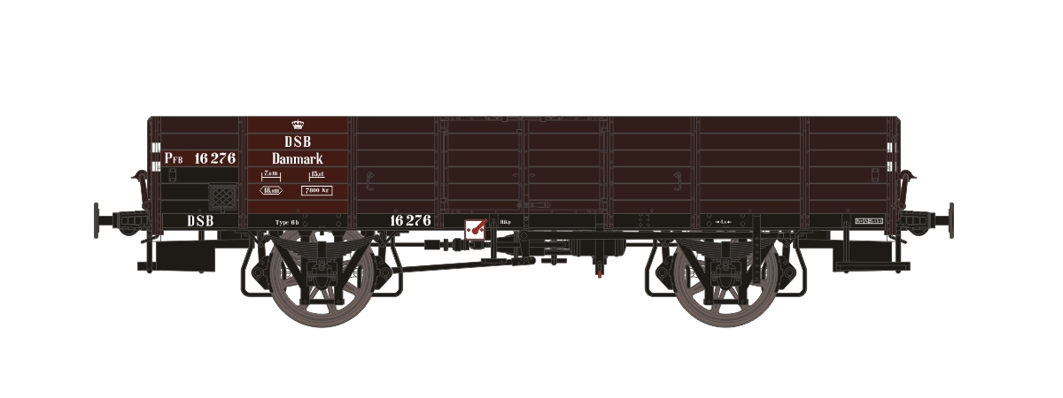 DK-873035 DSB offener GüterwagenPFB 16 276 Ep.3
