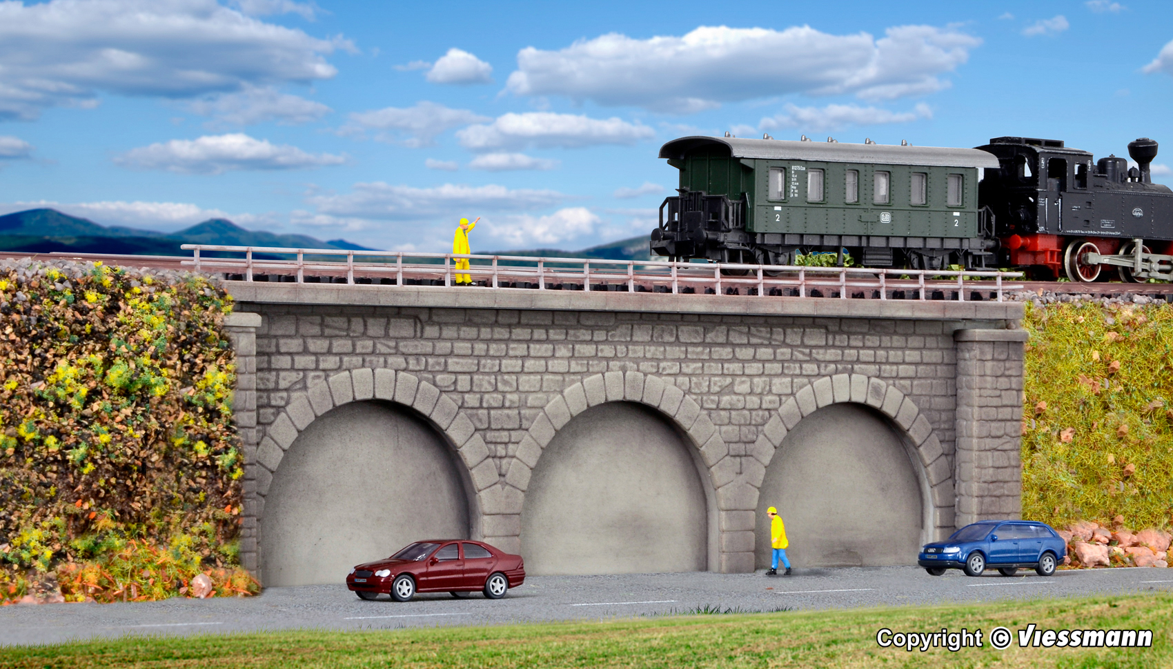 Kibri 37670 Gemauerter Bahndamm N/Z