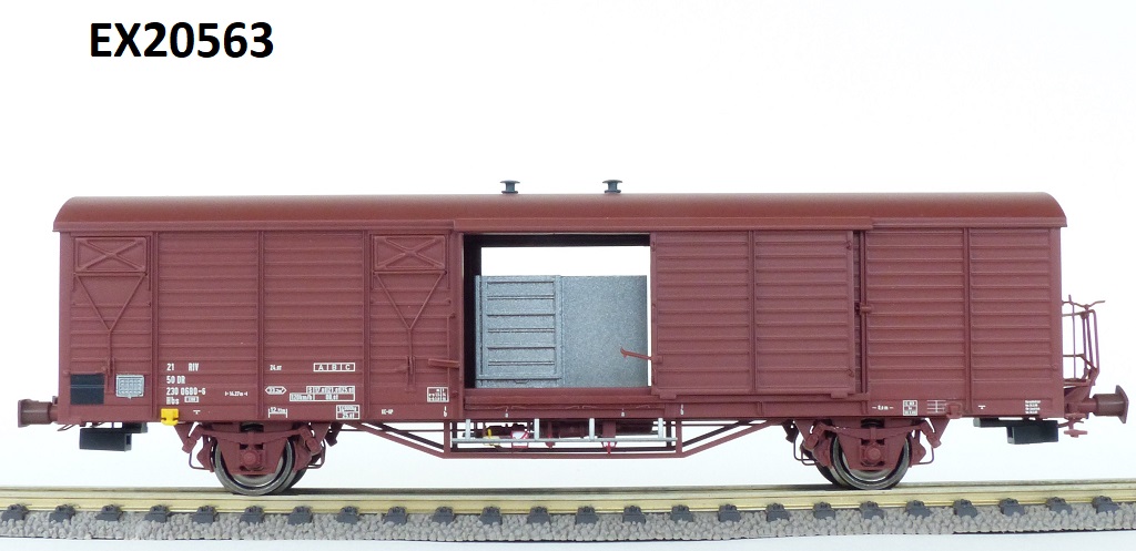 Exact-train 20563 DR gedeckter Güterwagen Hbs Ep.4