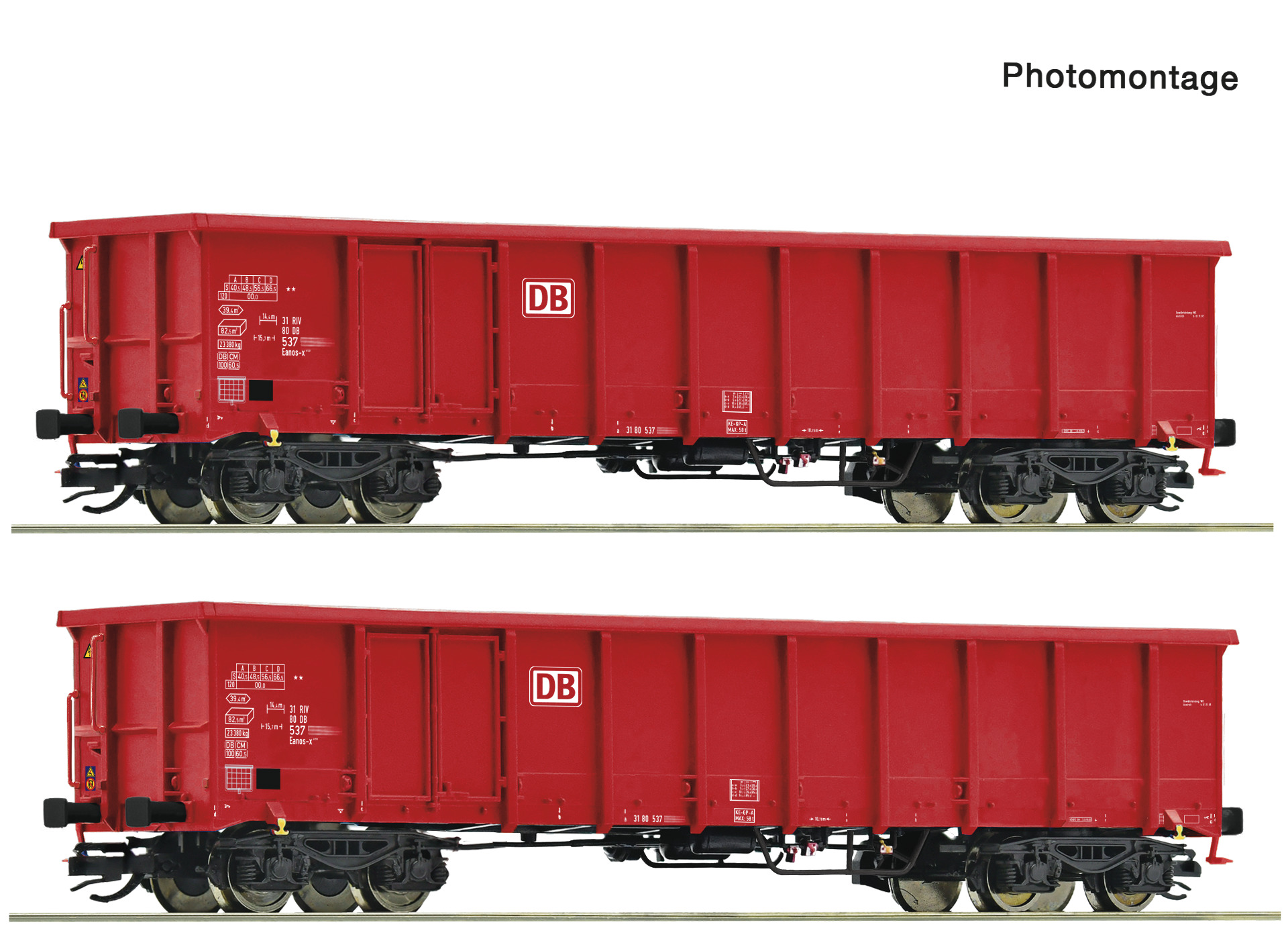 6680052 DB AG Güterwagen-Set Eanos 2-tlg. Ep.6