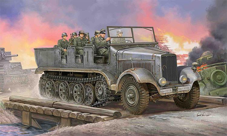 755531 Sd.Kfz. 6 - Halbkettenzugmaschine