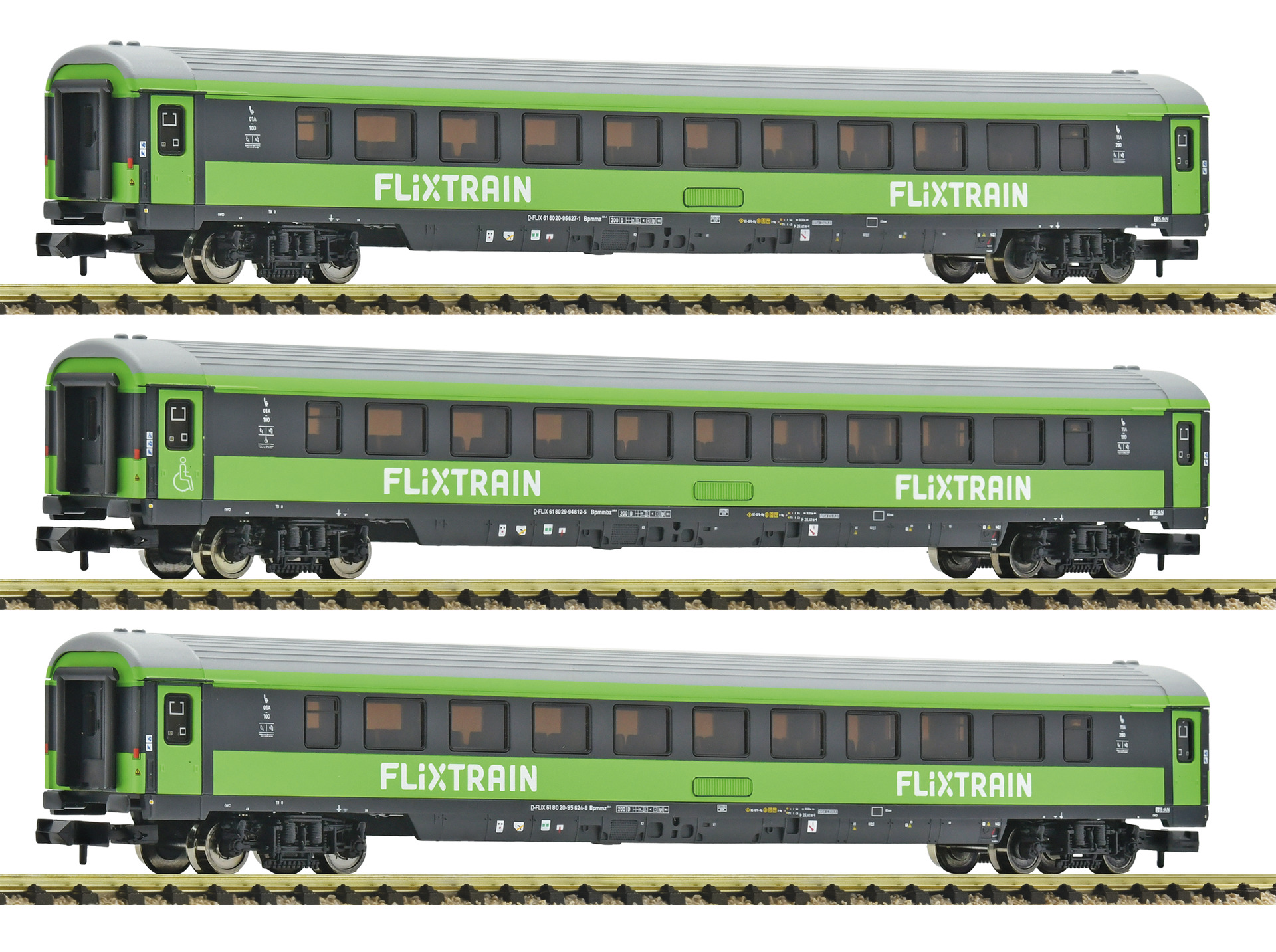 6260086 Flixtrain Reisezugwagen-Set 3-tlg. Ep.6