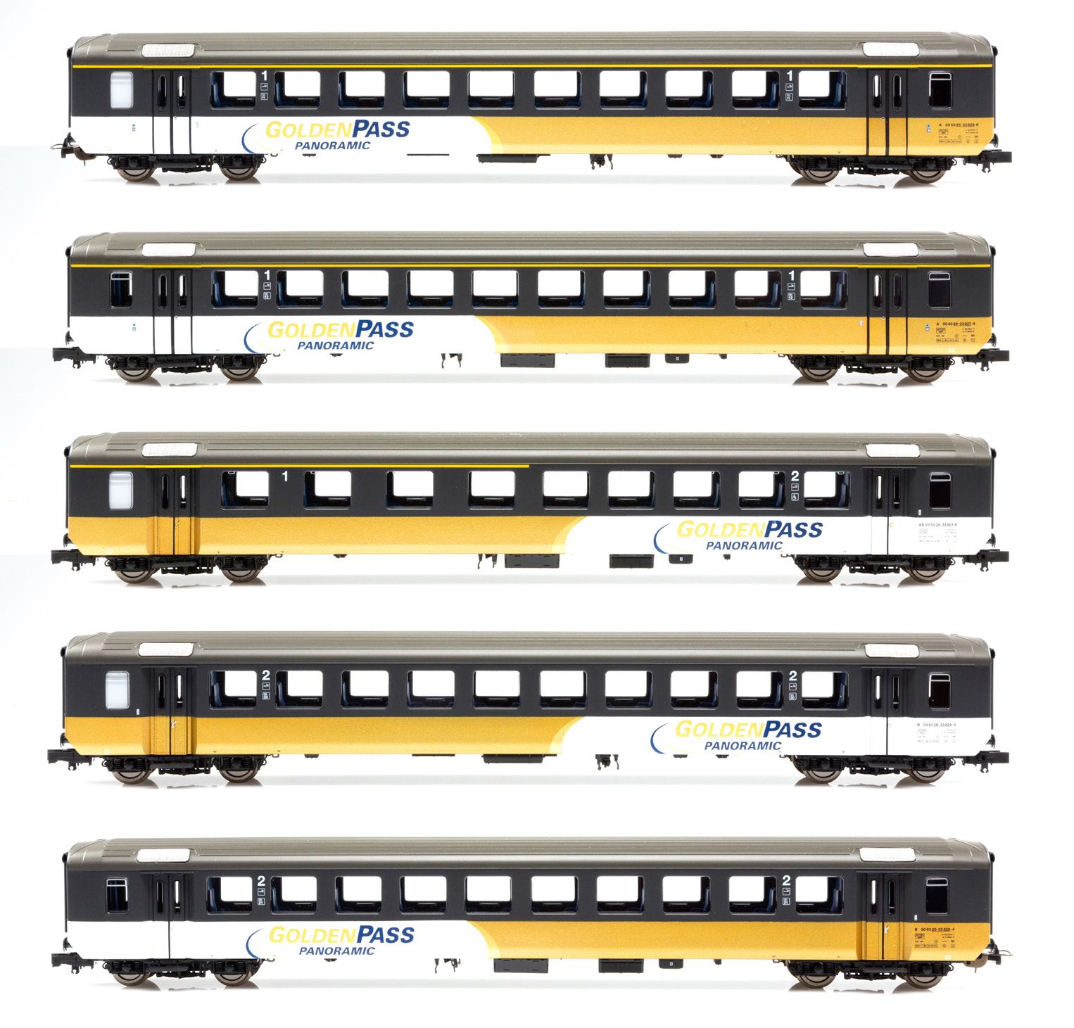 96795 BLS Goldenpass Reisezugwagen-Set Ep.6