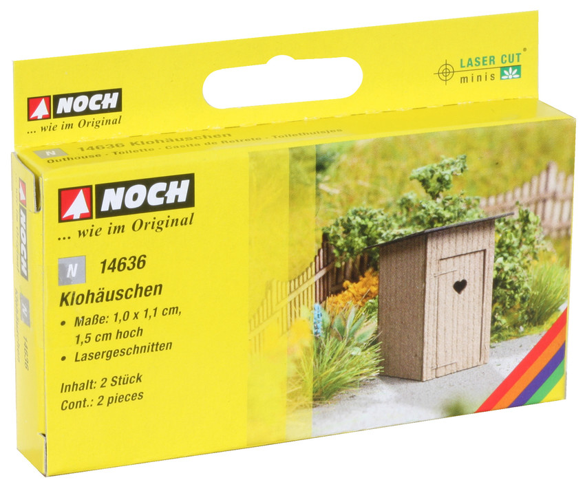 14636 Klohäuschen, 2 St.