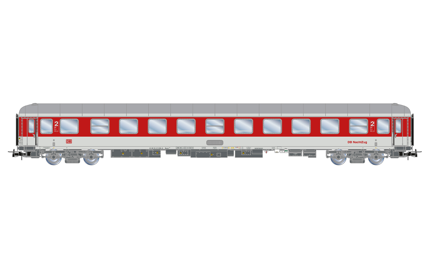 HR4416 DB Nachtzug Liegewagen-Set 2-tlg. Ep.5