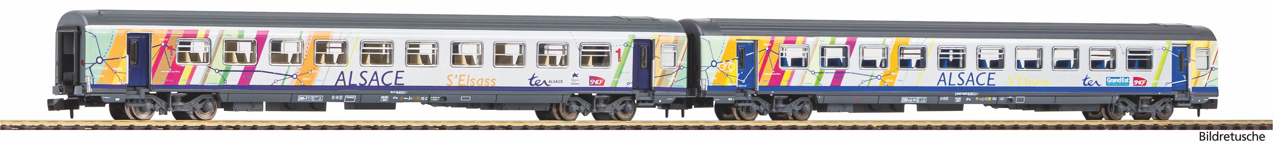 94509 SNCF ALSACE Corailwagen-Set 2-tlg. Ep.6