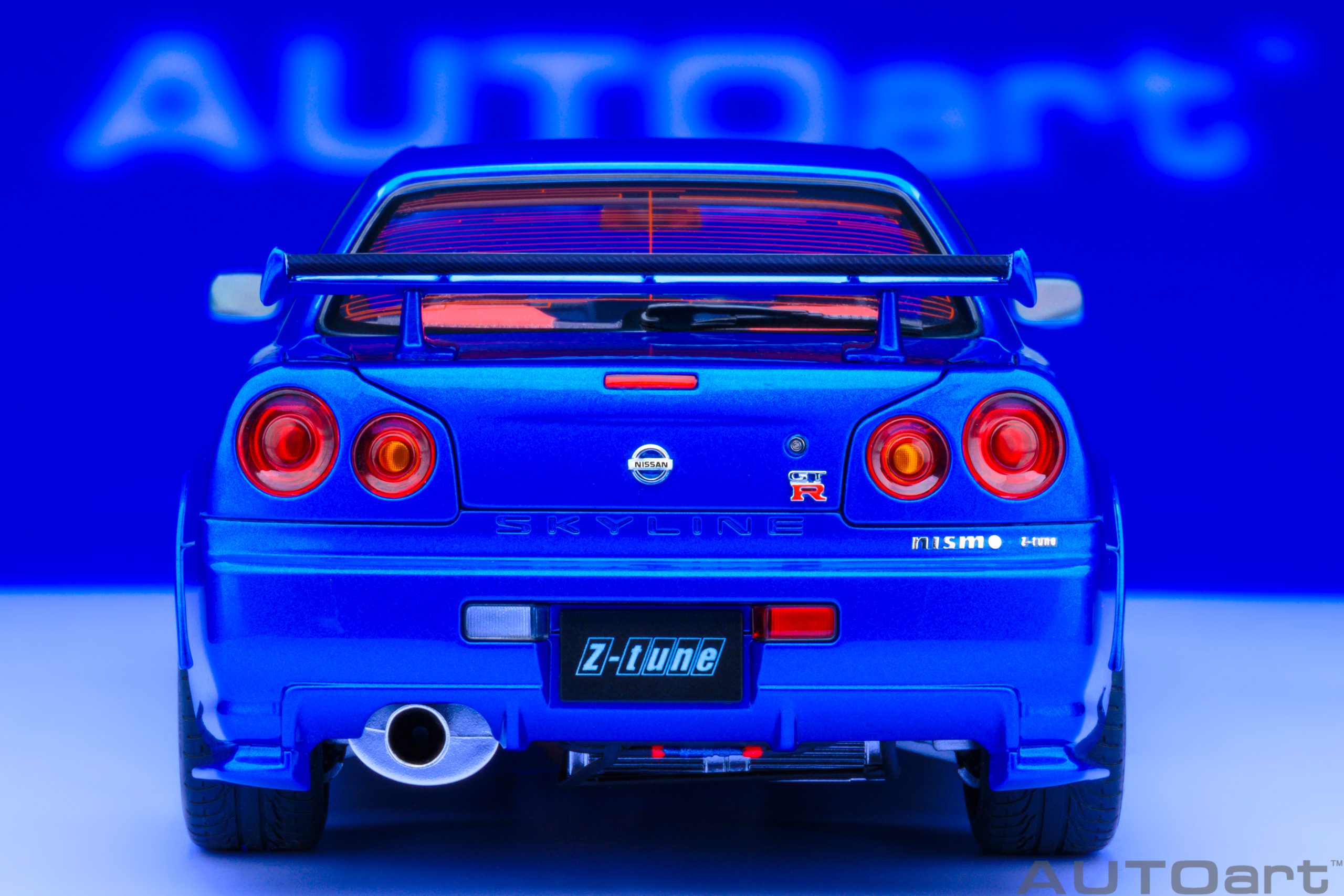 AUTOart 77462 Nissan Skyline GT-R (R34) Z-Tune blau