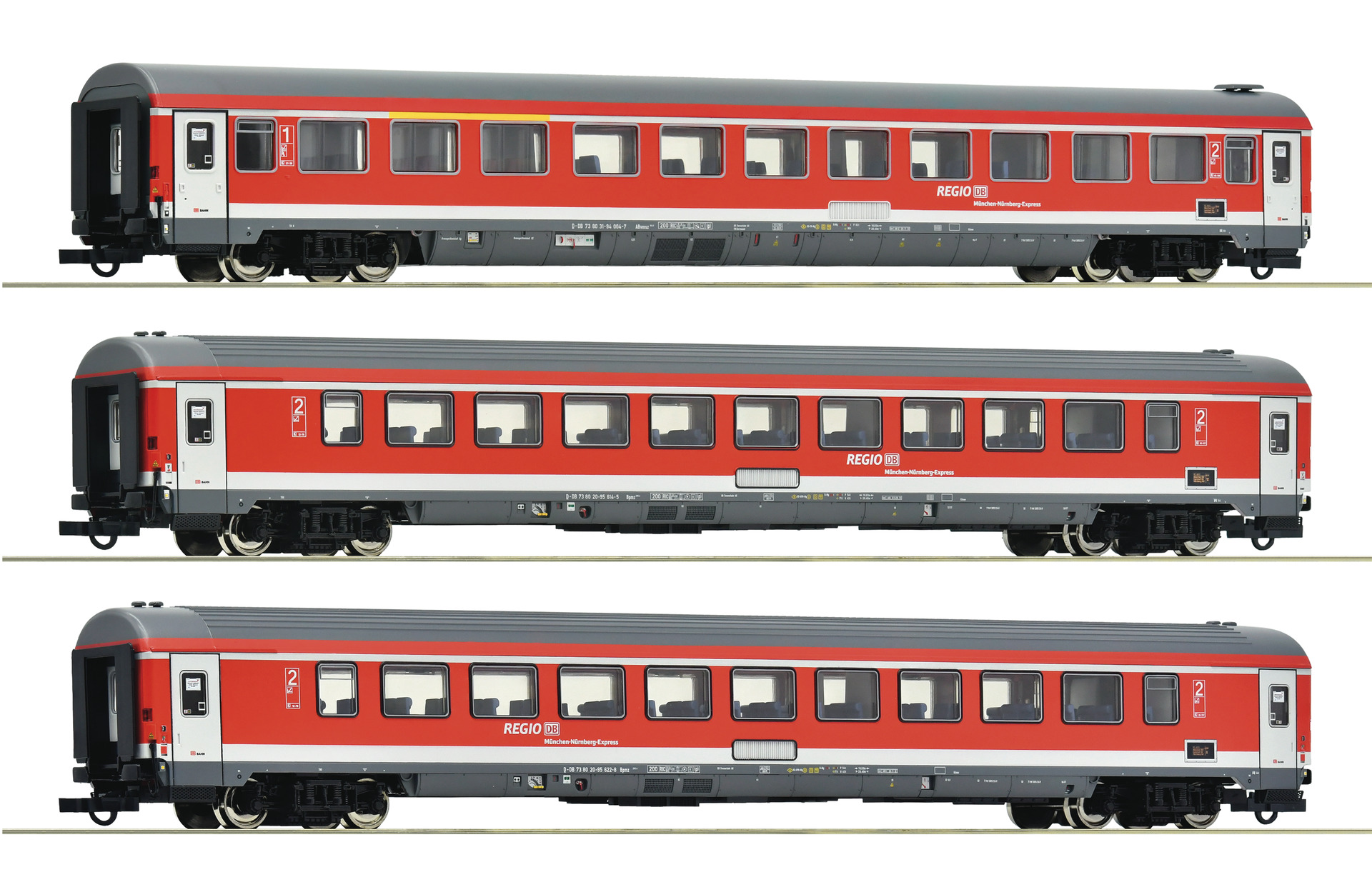 6200096 DBAG Reisezugwagen MNE Set 1 3tlg. Ep.6