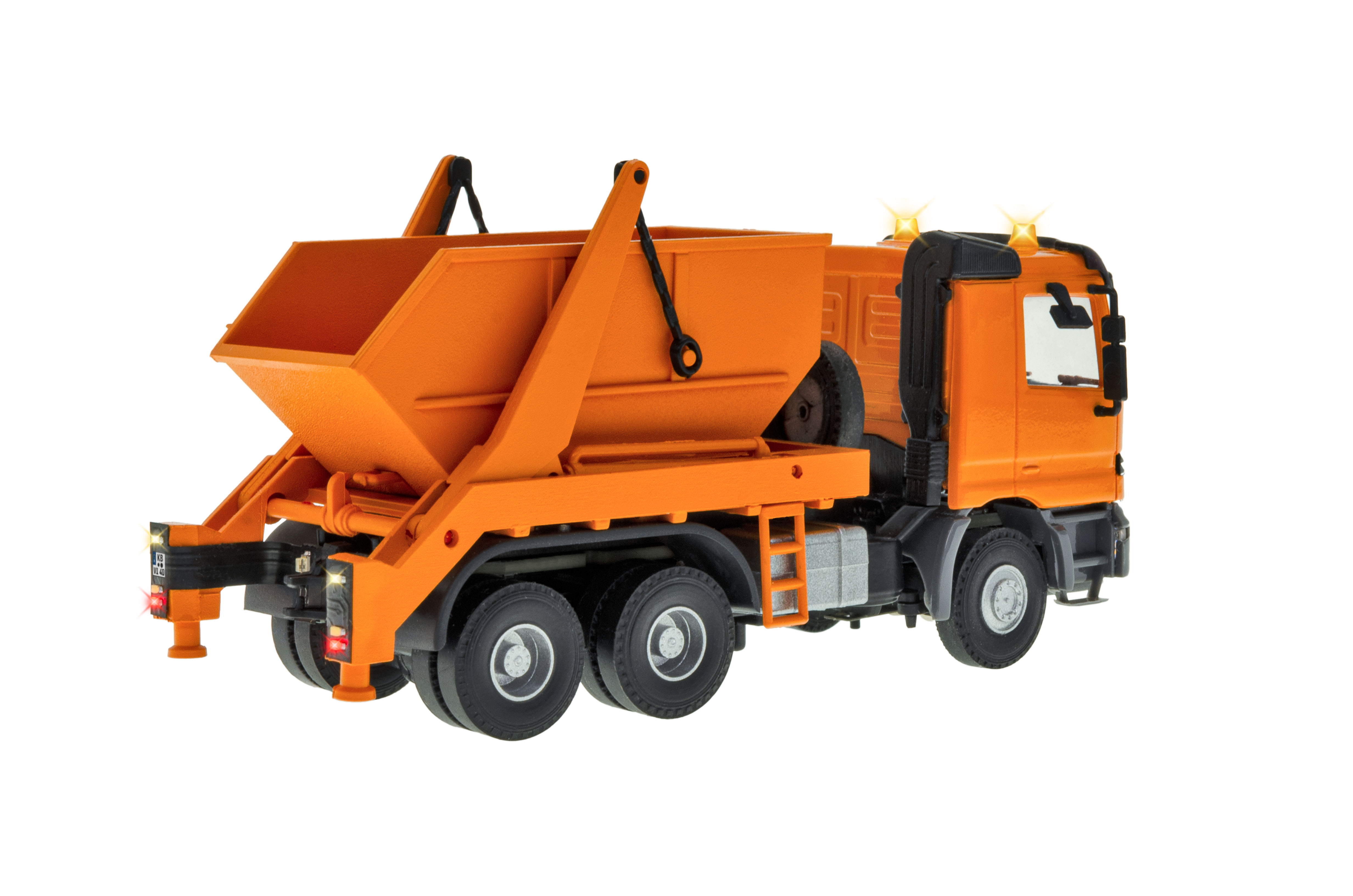 8040 CarMotion: MB Actros Absetzkipper orange