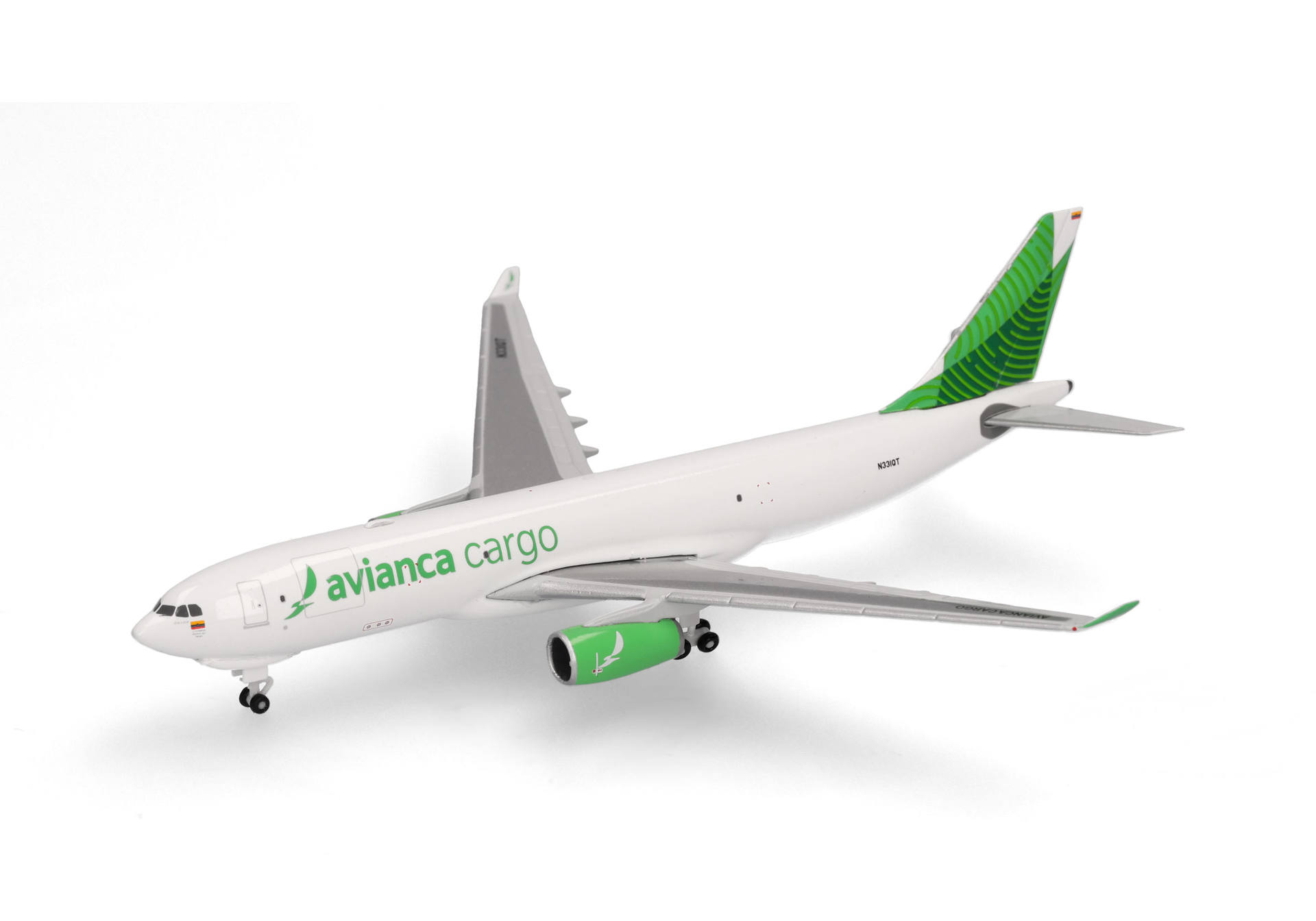 Herpa 539562 Airbus A330-200F Avianca Cargo (grün)