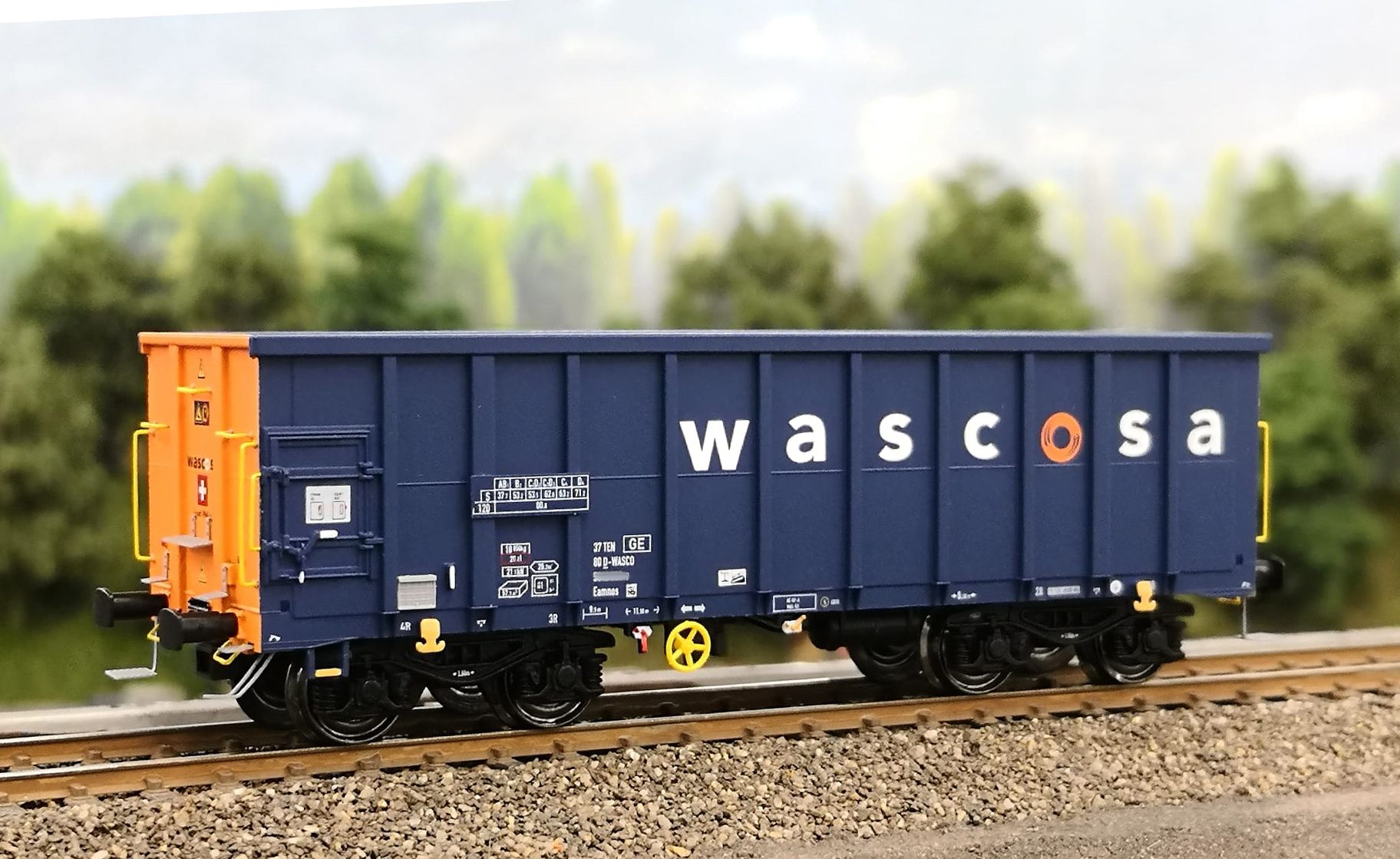 NME 543696 WASCOSA off. Güterwag. Eamnos 57m³ Ep.6