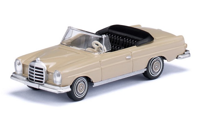 Wiking 015304 MB 280 SE Cabrio cremebeige