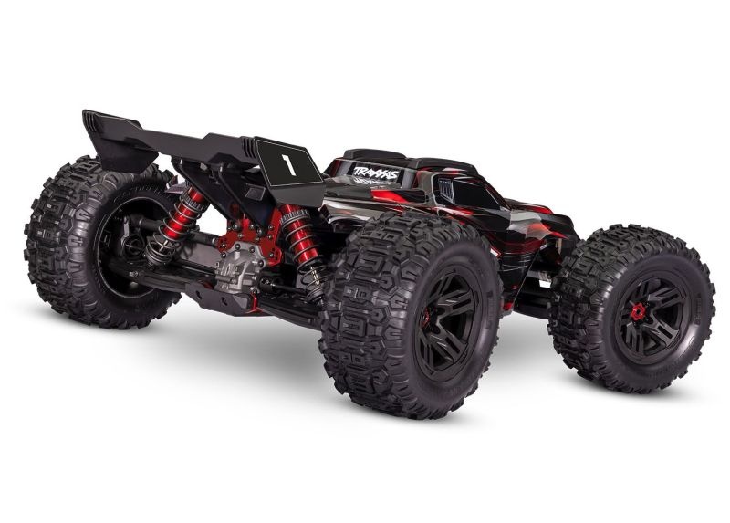 TRX95096-4-RED SLEDGE 4x4 belted rot 1/8 Monster-Truck
