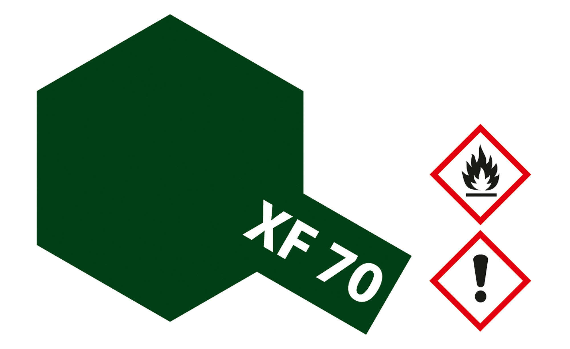81370 XF70 - Dunkel-grün matt 23ml
