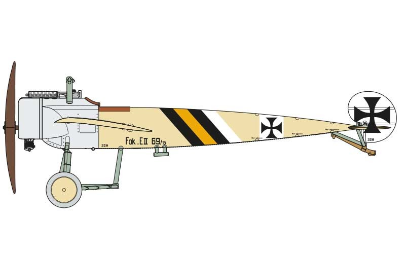 Airfix 01086 Fokker EII (late) Eindecker
