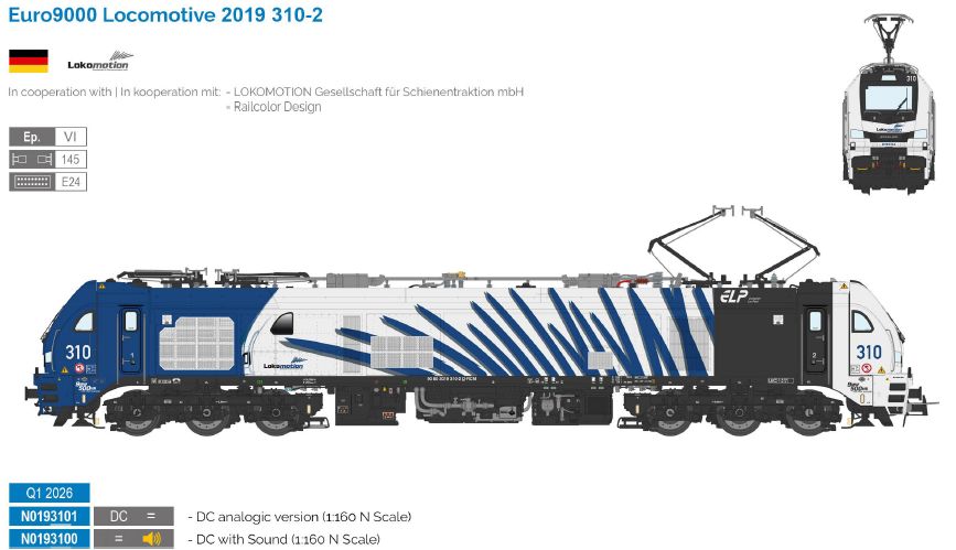N0193101 Lokomotion Hybridlok Euro9000 Ep.6