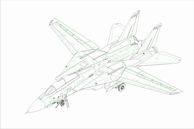 HobbyBoss 80276 F14A Tomcat
