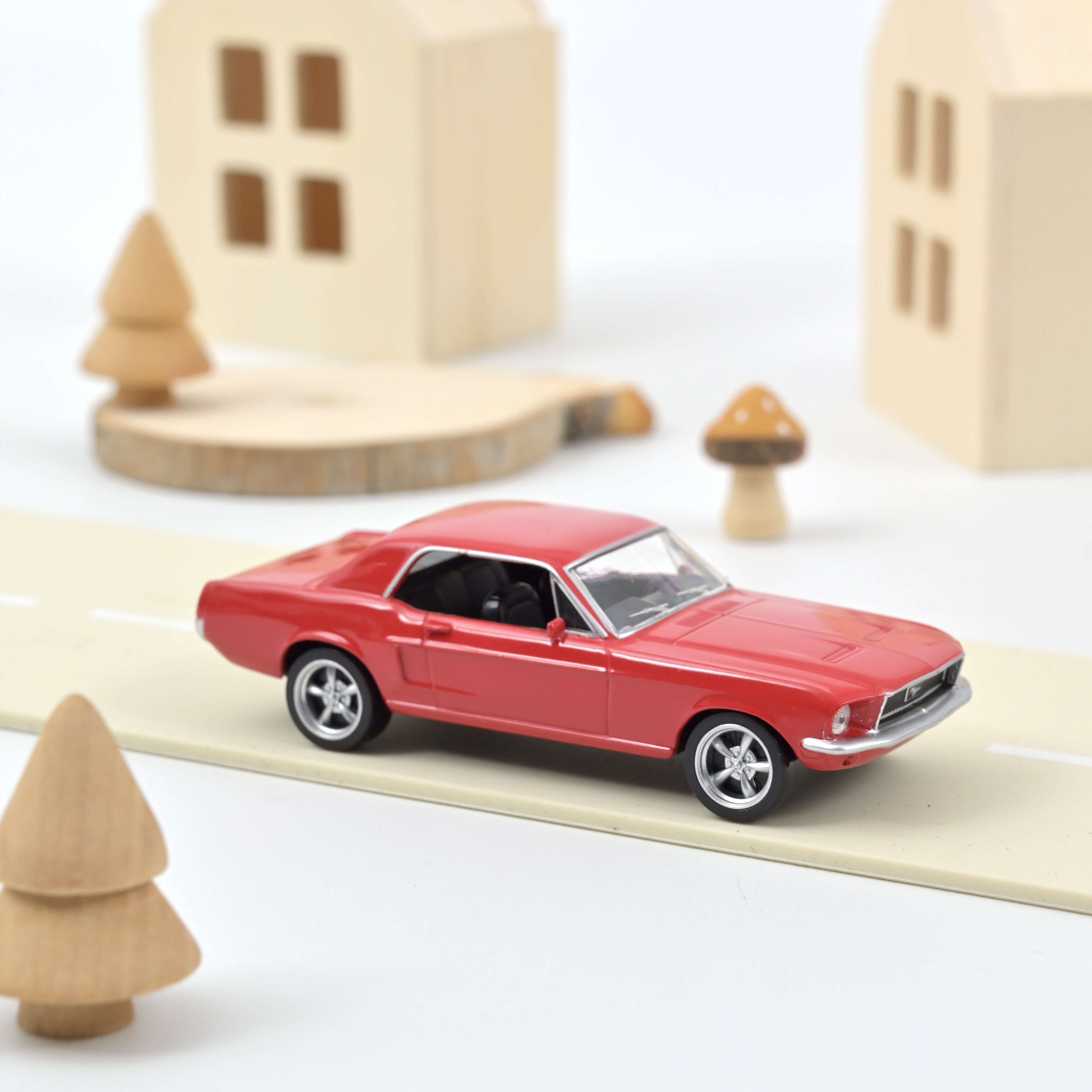 270580 JetCar: Ford Mustang Coupe rot (1968)