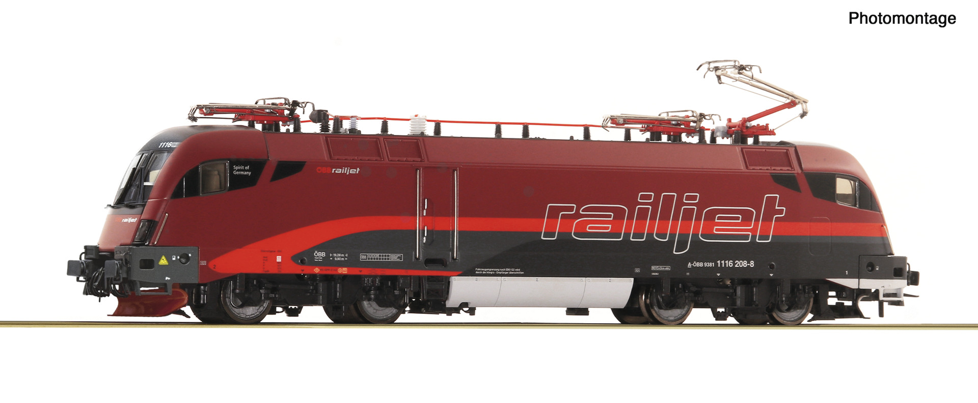 7590046 ÖBB Railjet E-Lok Rh 1116 Ep.6