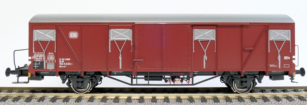 Exact-train 20734 DB gedeckter Güterwagen Gbs-uv Ep.4a