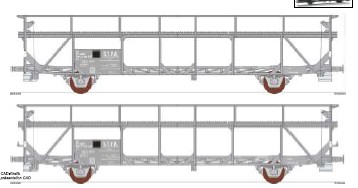 Makette 4433 SNCF Autotransportwagen-Set 2-tlg. Ep.4