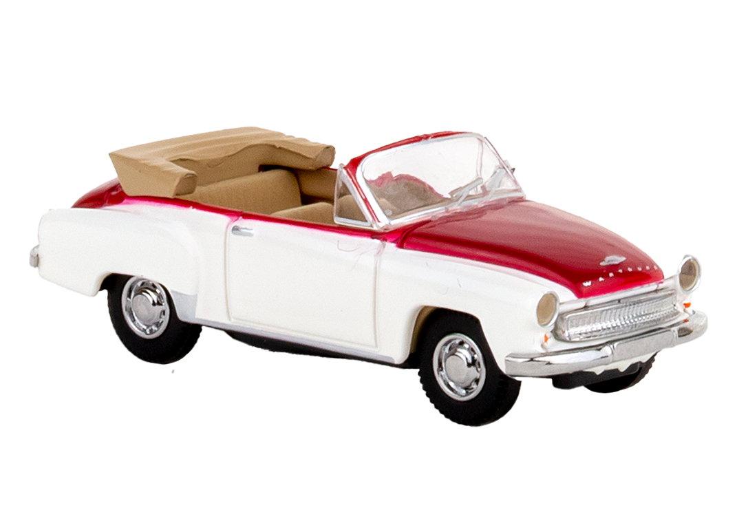 27053 Wartburg 311 Cabrio weiß/rot