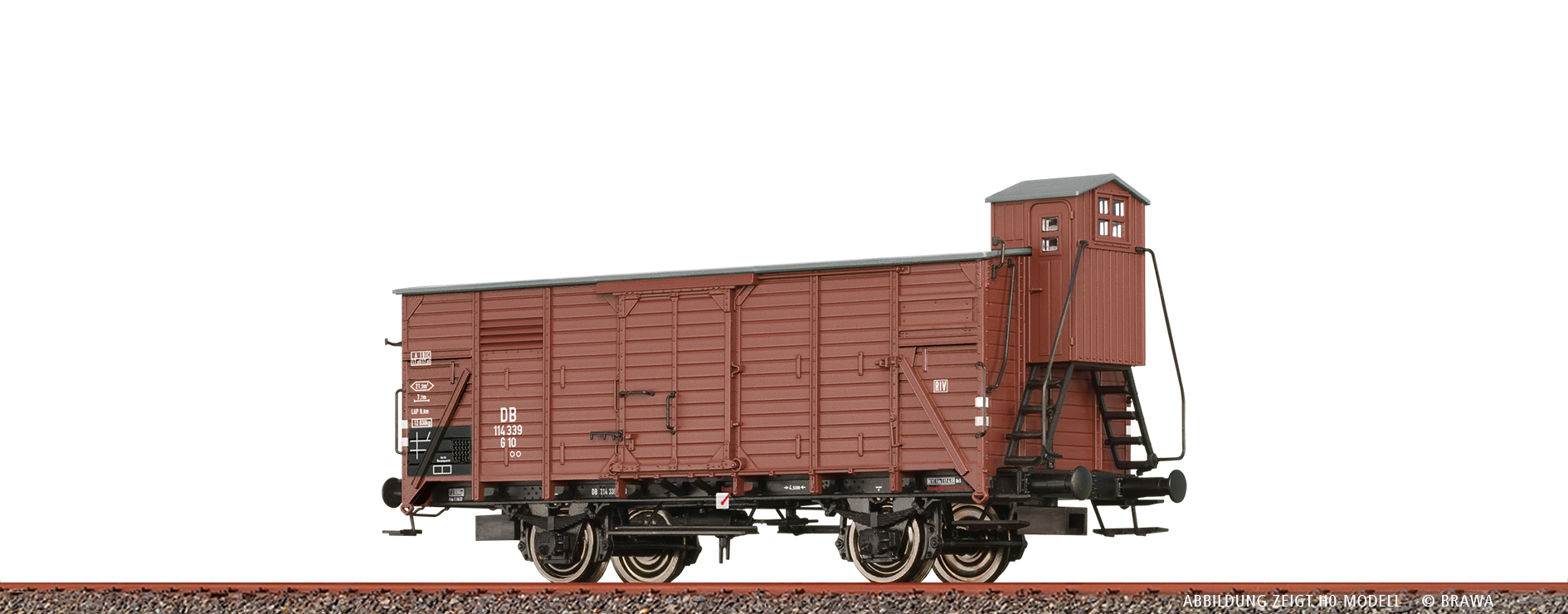 67494 DB gedeckter Güterwagen G10 Ep.3 m.Bh.