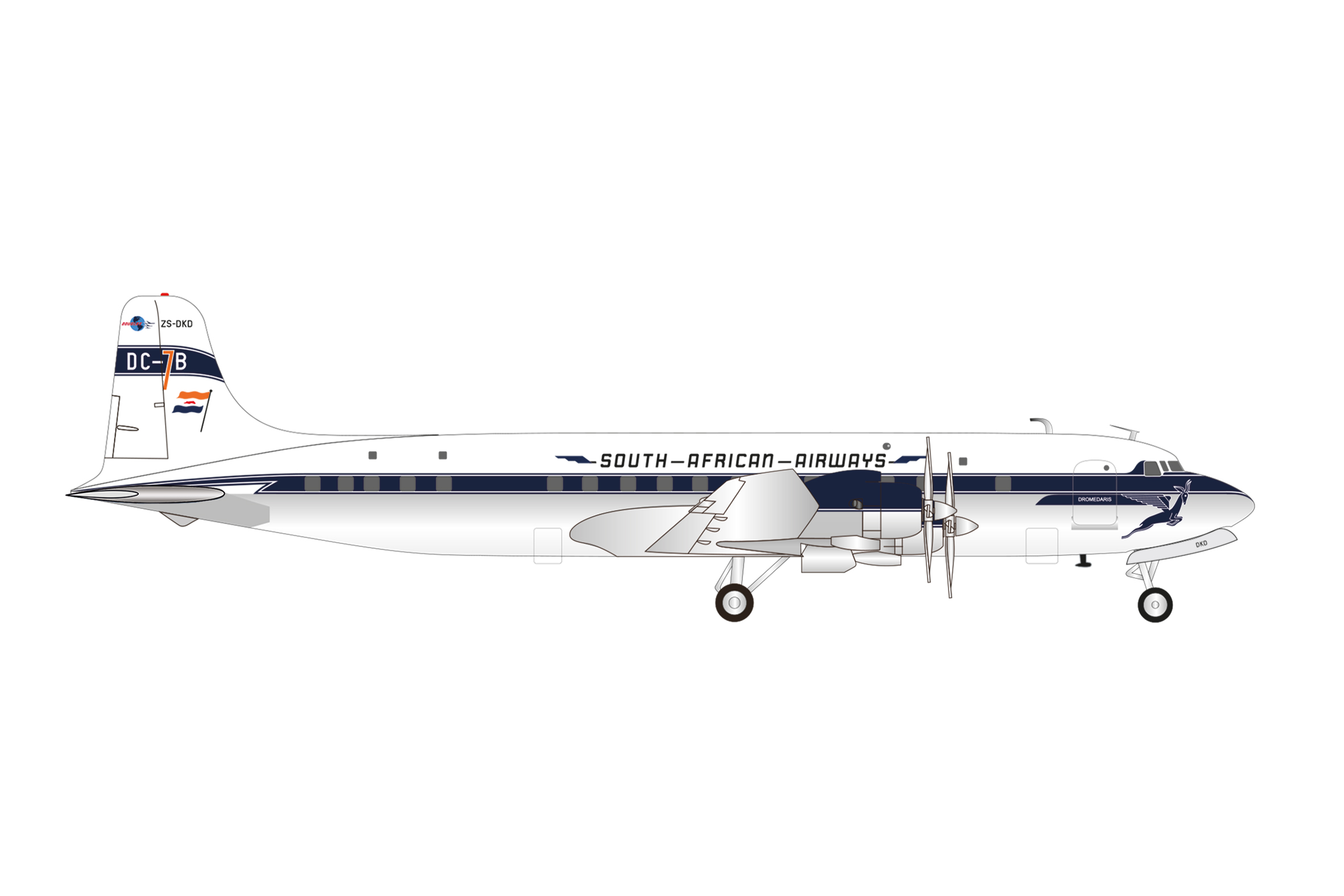 574006 Douglas DC-7B South African Airways