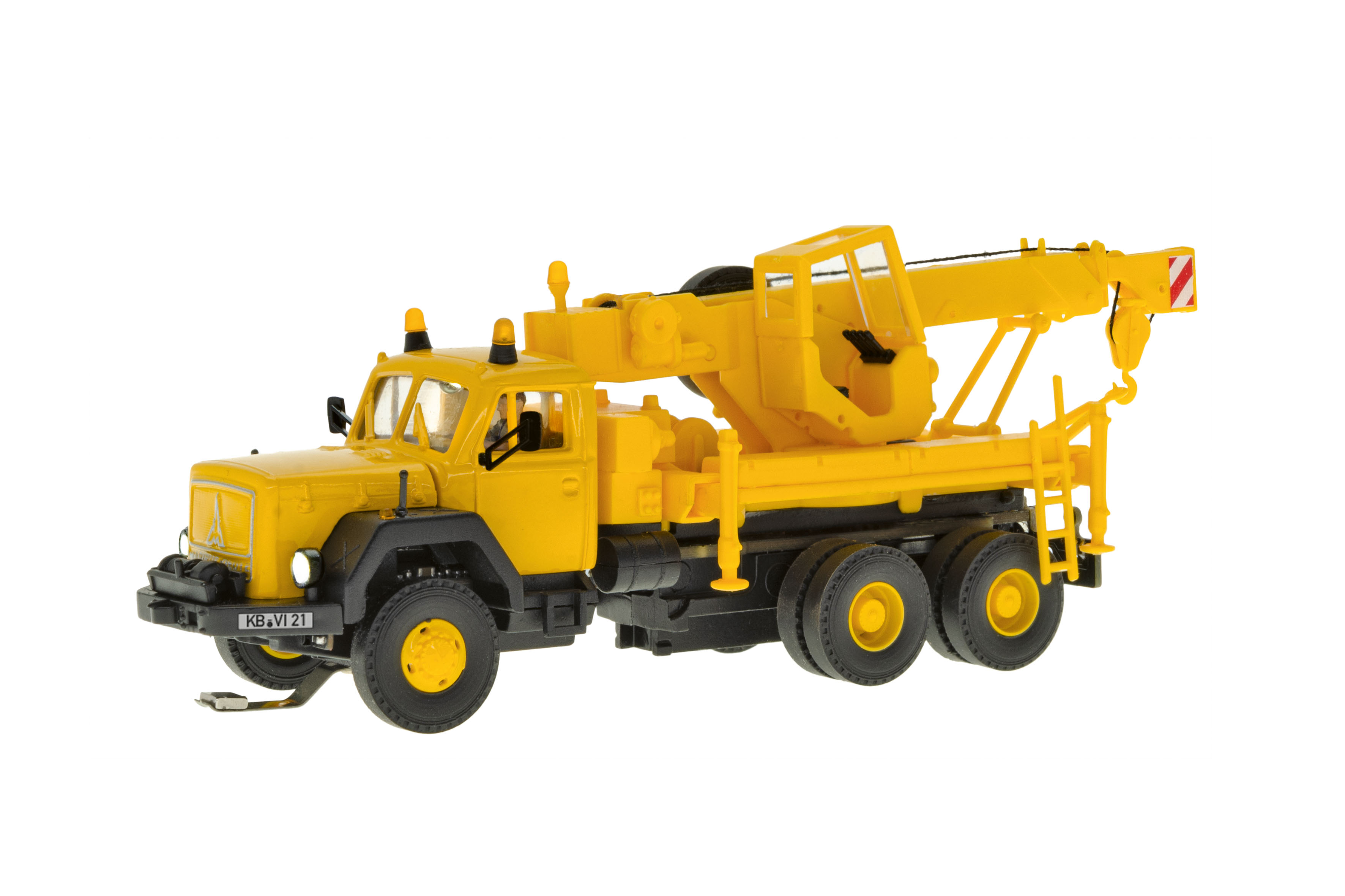 Viessmann 8021 CarMotion: Magirus Deutz Bergekran gelb