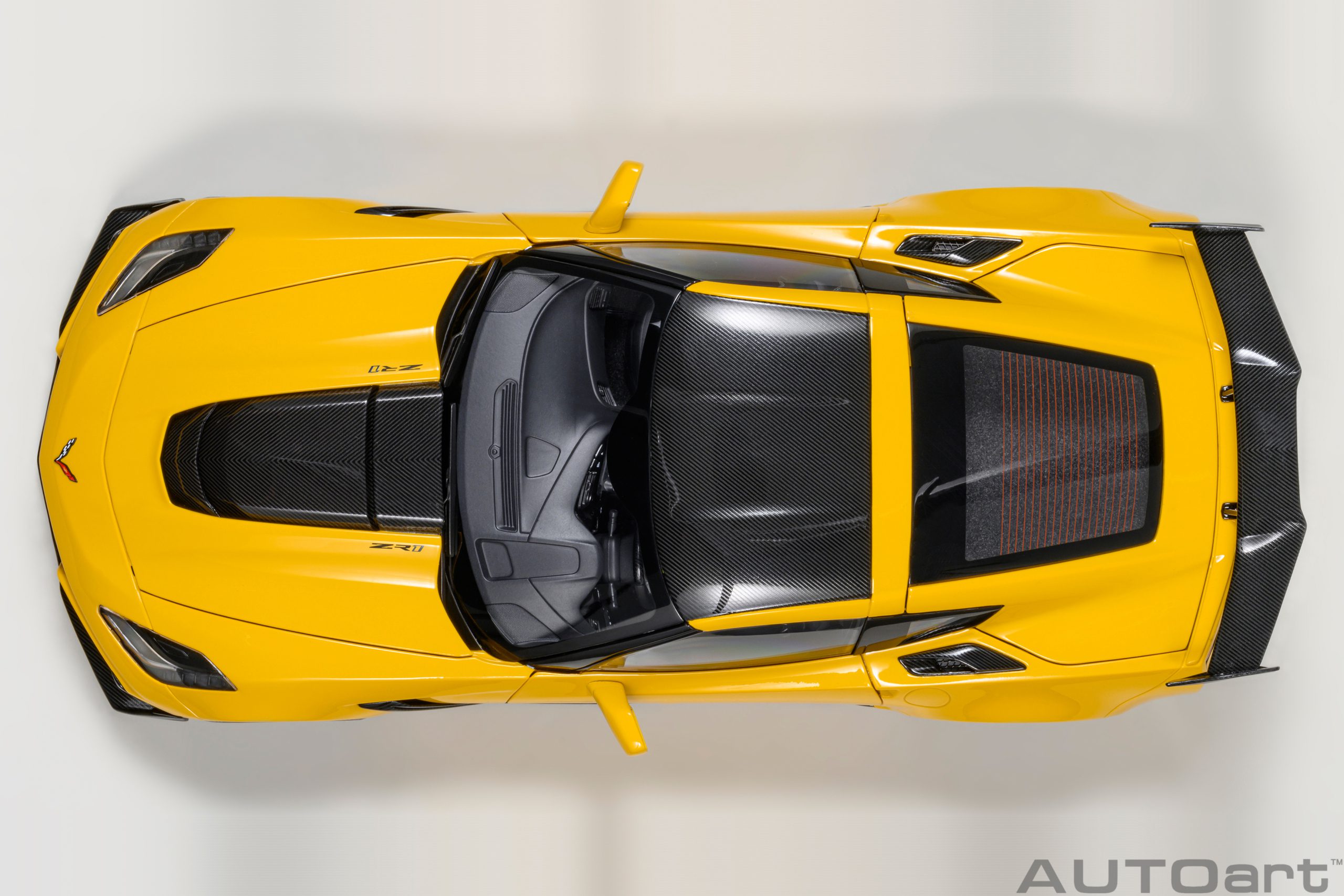AUTOart 71278 Chevrolet Corvette ZR1 2019 gelb