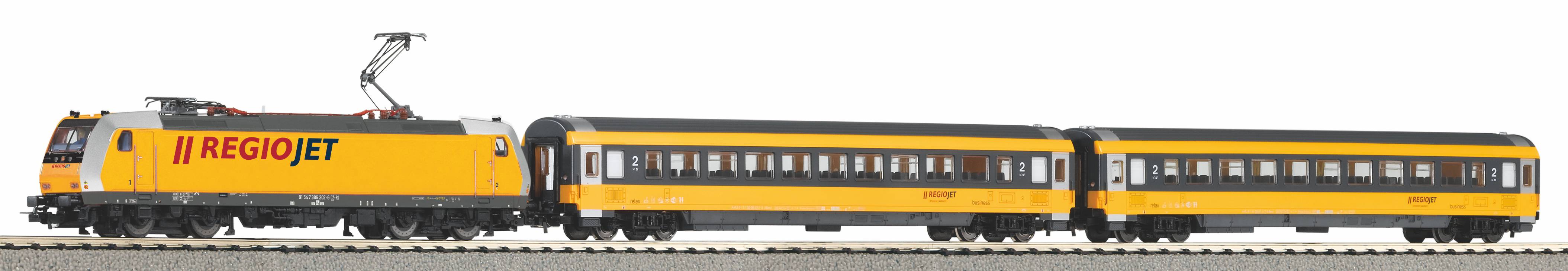 Piko 59019 PSCwlan S-Set Regiojet Personenzug BR 38