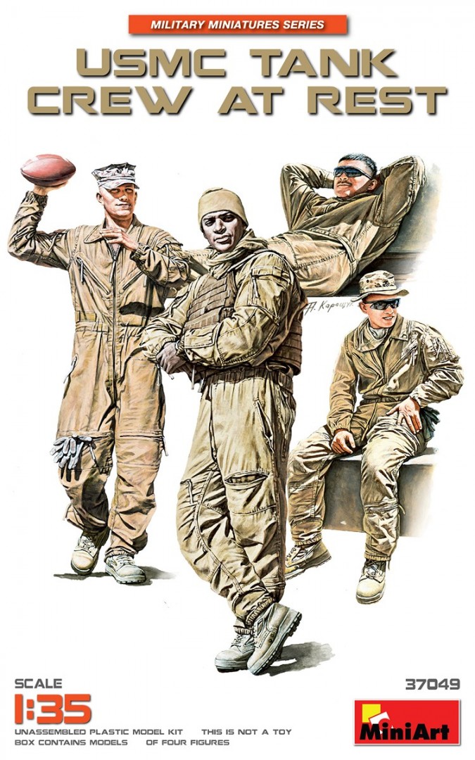 37049 USMC Tank Crew at Rest