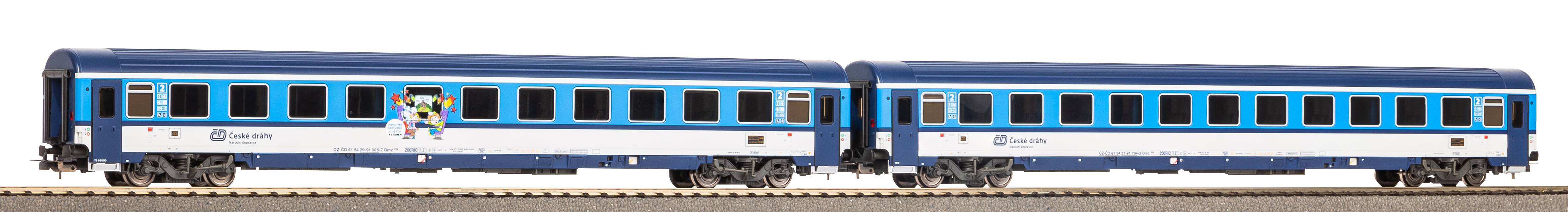 Piko 58270 CD Eurofima-Wagen Set 2-tlg. 2.Kl. Ep.6