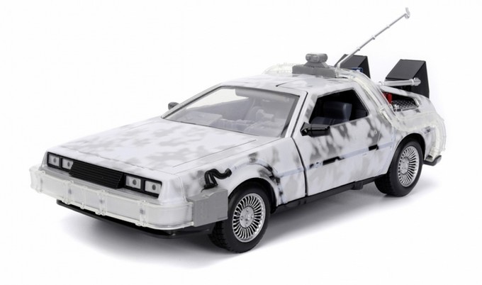 Jada Toys 9336145314R00 Time Machine BacktotheFuture Frost