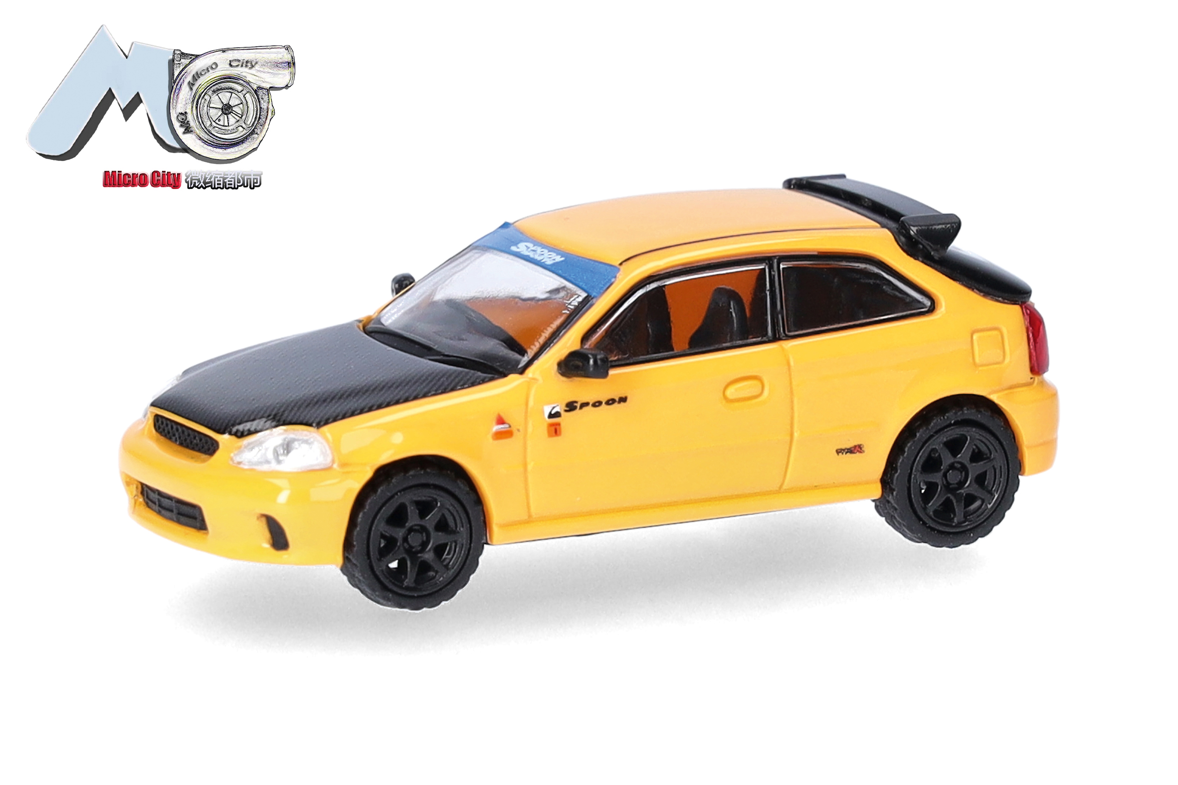 87MC000157 MicroCity: Honda Civic Type R (EK9) gelb