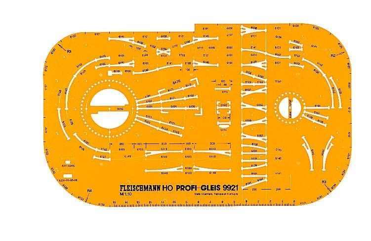 9921 Gleisplanschablone Profi-Gleis