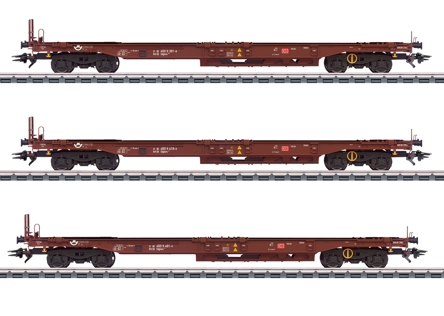 47464 DBAG Taschenwagen Sdgkms Set 3tlg. Ep.5